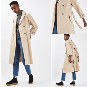 NWOT Topshop Relaxed Trench Coat
